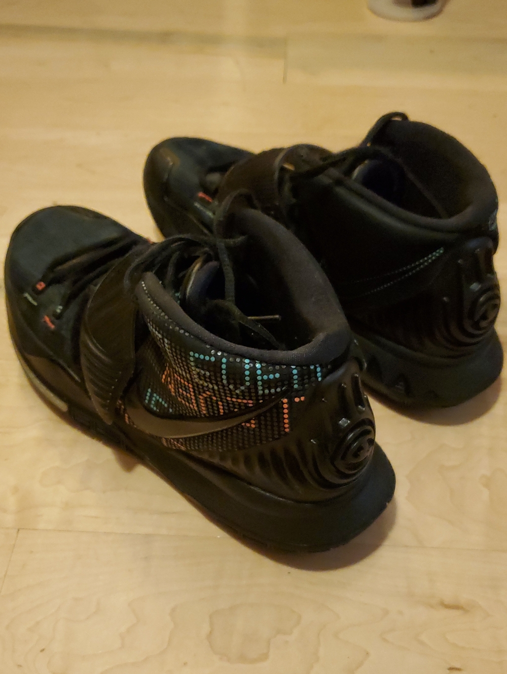 Nike Kyrie 6 Shot Clock Black Men's Size 10 BQ4 No Box/ New Inserts. - Picture 11 of 16
